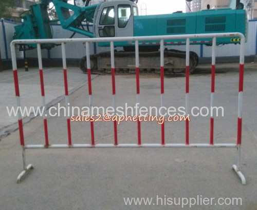 1200mm high by 2200mm wide construction site warning use barricade fence