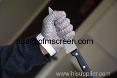 Stainless steel Chain mail butcher glove