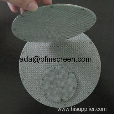 multilayer stainless steel filter disc