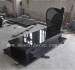 Shanxi black granite G1401 tombstone