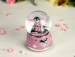 Musical Pink Snow Water Gobe Safe Wind up Musical Mechanism