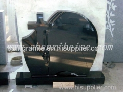 Perfect shanxi black granite G1401 tombstone