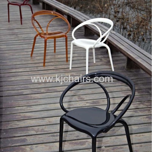 2014 new style for hotel plastic dining chair / leisure chair