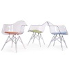 clear Legs Emaes Chair Leisure Plastic dining Chair