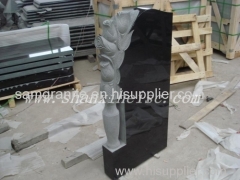 Shanxi black granite G1405 tombstone of the tendency shapes