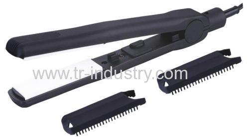 Hair straightener with removable comb