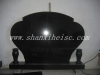 Shanxi black granite G1405 tombstone of various sizes