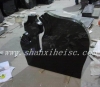 Shanxi black granite G1401 tombstone