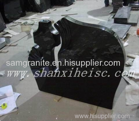 Shanxi black granite G1401 tombstone