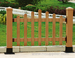 Free Sample Brushed Wood Plastic Composite Fence Panel