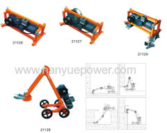 Unground Cable Reel Trailer cable pulling trailers electrical underground cable pulling machine