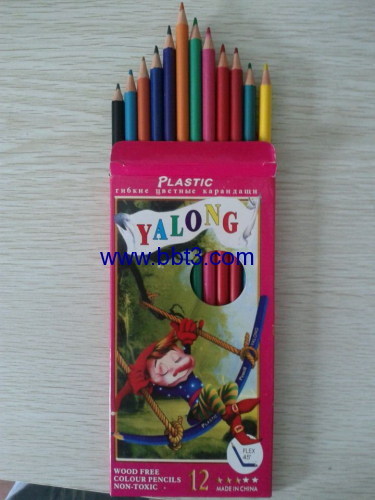 Plastic 12pc color pencil