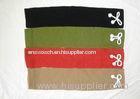 Colorful Jacquard Knitted Leg Warmers with Plain Fabric / Hand Toe Link For Girls