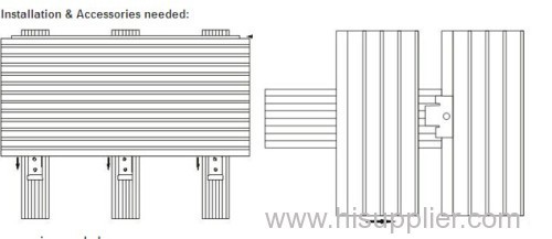 Wood Texture Decorative wpc Wall panel