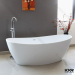 Kingkonree Acrylic Solid Surface Bathroom Freestanding Tubs
