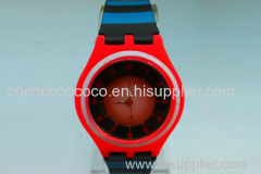 Silicone Watch Japanese Movement Lifetime Waterproof Sample Available