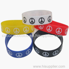 silicone bracelet eco-friendly silicone competitive price OEM/ODM servie sample available