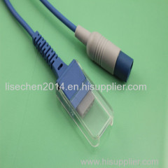 Compatible with Philips / HP spo2 adapter extension cable 8P&gt;DB9 2.4M