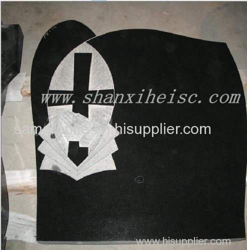 Shanxi black granite G 1401 tombstone