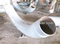 wear resistant bimetal steel elbow pipe