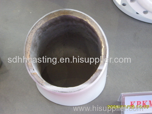 High quality casted wear resistance pipe