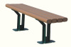 outdoor garden wpc bench