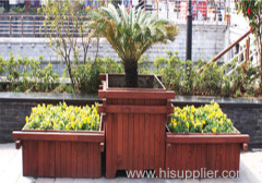 recyclable outdoor wpc flower box