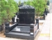 Best Shanxi black granite G1405 tombstone
