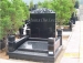 Professional Shanxi black granite G1405 tombstone