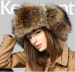 Fashion custom trapper hat with fur