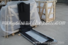 Shanxi black granite G1401 tombstone made in guangzhou