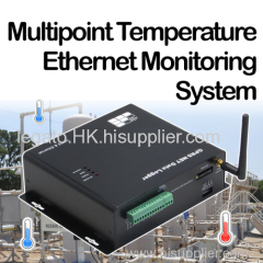 Multipoint Temperature Monitoring System over SMS & Ethernet