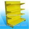 Metal Supermarket 4 Layer Single-sided shelving units for Goods shops Displa