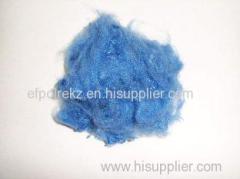 38mm / 51mm / 76mm 1.5 D Blue Dyed Polyester Staple Fiber for Non-Woven Fabric