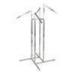 Supermarket Shelf Display adjustable feet or wheels rolling Garment Racks Series