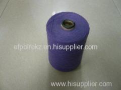 Colored Purple Spinning Recycled Polyester Yarn for Ne 16/1- Ne 40/1