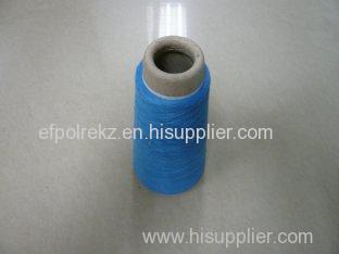 32s/1 Blue Weaving Ring Spun Polyester Melange Yarn for Garment