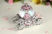 Musical Polyresin Carriage Rotating Princess Water Globe LED Lights