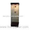 Corner Jewelry Display Case with Locking Hinged Door for Shopping Mall