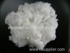 Optical White AA 2.5D * 38 / 51mm PET Recycled Polyester Staple Fiber for Yarn Spinning
