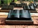 Shanxi black granite G1405 tombstone with various styles