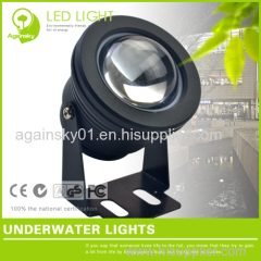 Silver/Black 10w RGB LED underwater Light IP68
