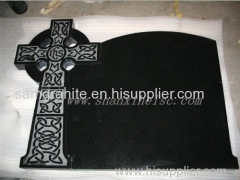 The high quality Shanxi black granite G 1401 tombstone