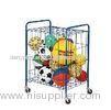 Chrome Slatwall Wire Display Baskets / Wire Mesh Basket for Storage