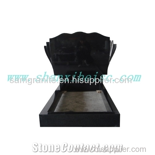 The most popular Shanxi black granite G1405 tombstone