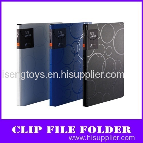 color pp a4 elite lever clip file folder