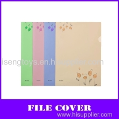 fashion flower color a4 pp file cover