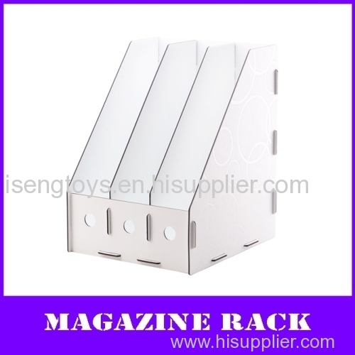 3-units a4 pp Magazine file holder