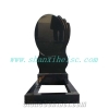 Shanxi black granite G1405 tombstone with different pattem