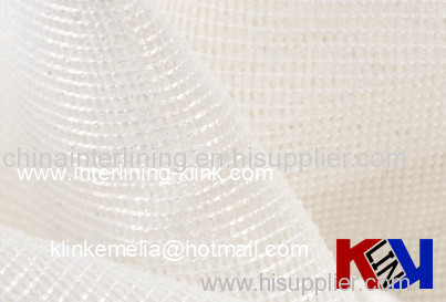 Polyester viscose knitted fusible interlining